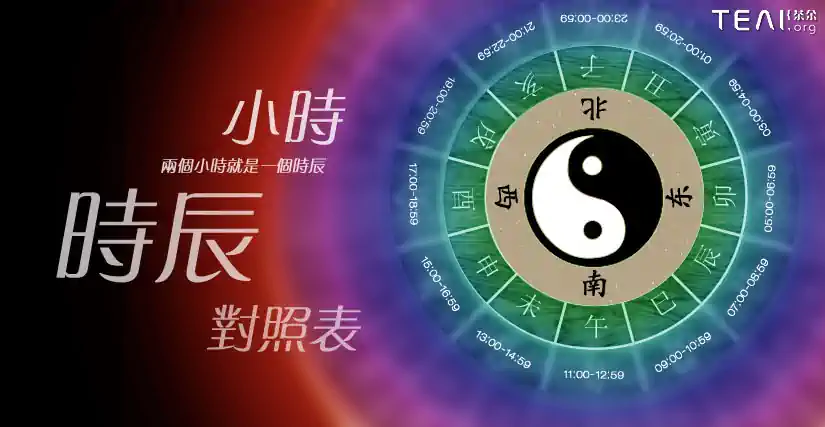 时辰 和 小时 图示 对照表